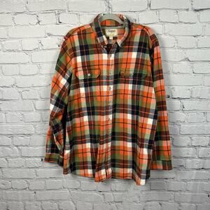 Scotsman Flannel Shirt Plaid Men’s 2XLT Button Up Made USA Workwear Outdoors